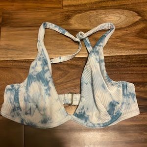 I am selling a blue and white tye dye swimsuit from aerie.